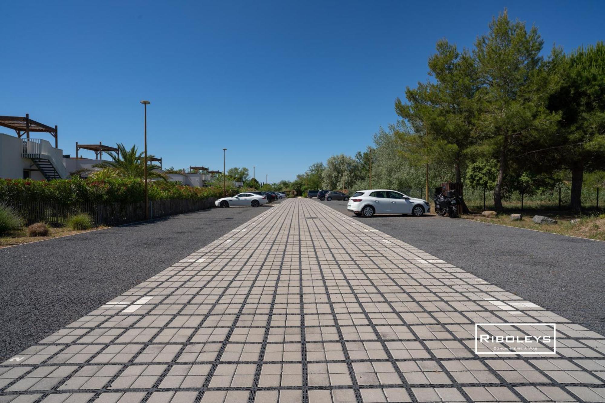 T4 Climatise Avec Piscine A 400M De La Mer Vias Exteriér fotografie